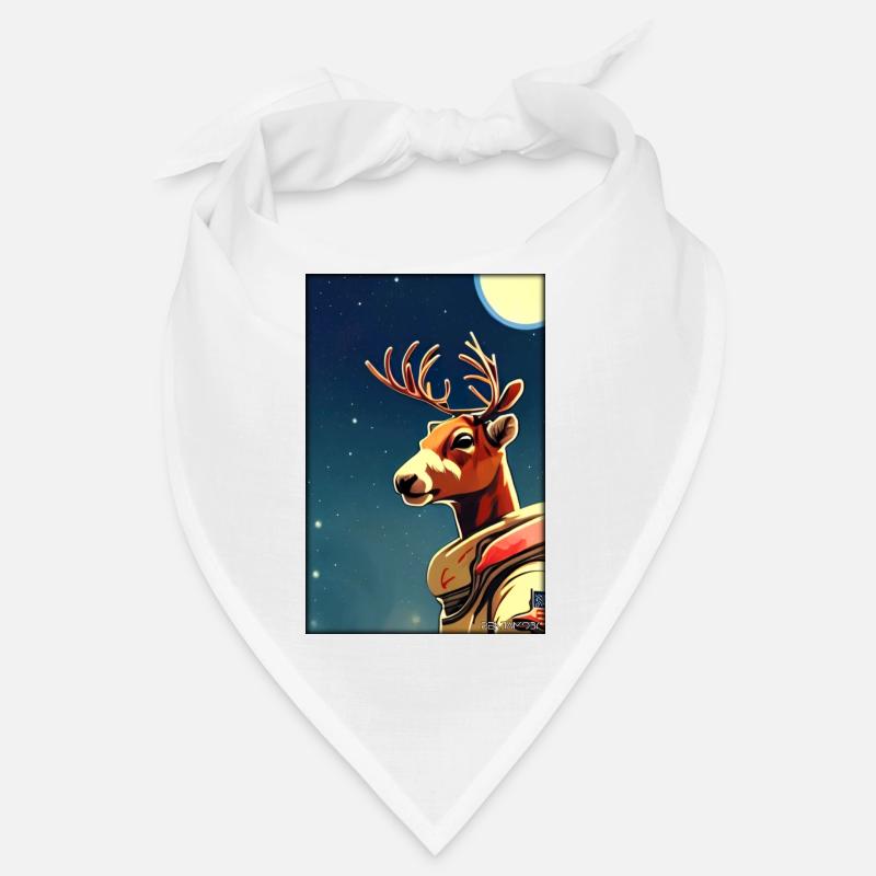Reindeer Astronaut Future Sci-Fi Technology Bandana