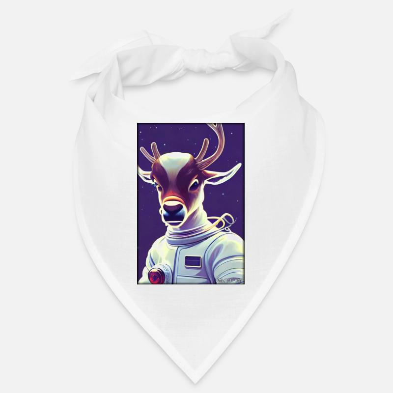 Technologie de science-fiction future de l’astronaute de renne Bandana