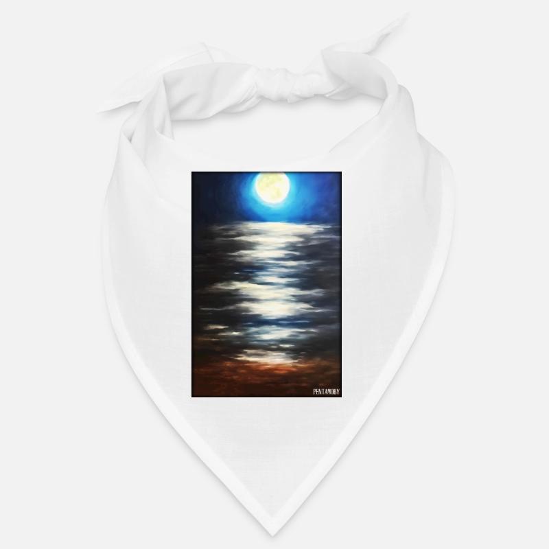 Moon Night Evening Nature Rest Moonlight Full Moon Bandana
