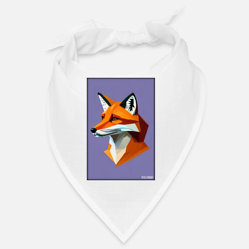 Fuchs Polygon Waldbewohner Waldtier Wildnis Tier Bandana
