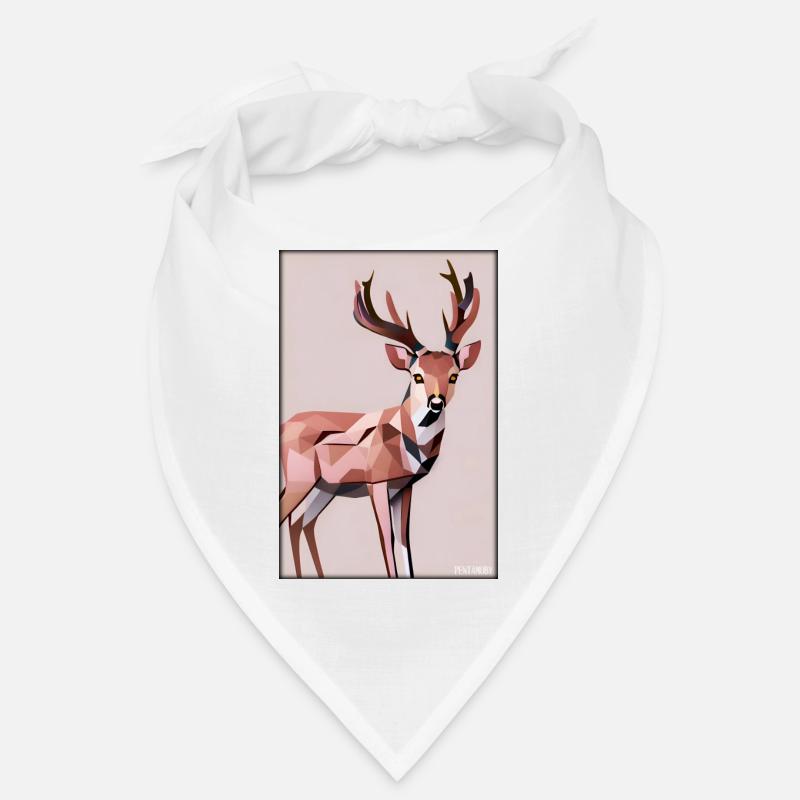 Cerf Polygone Faune sauvage Forêt Nature Bois Bandana