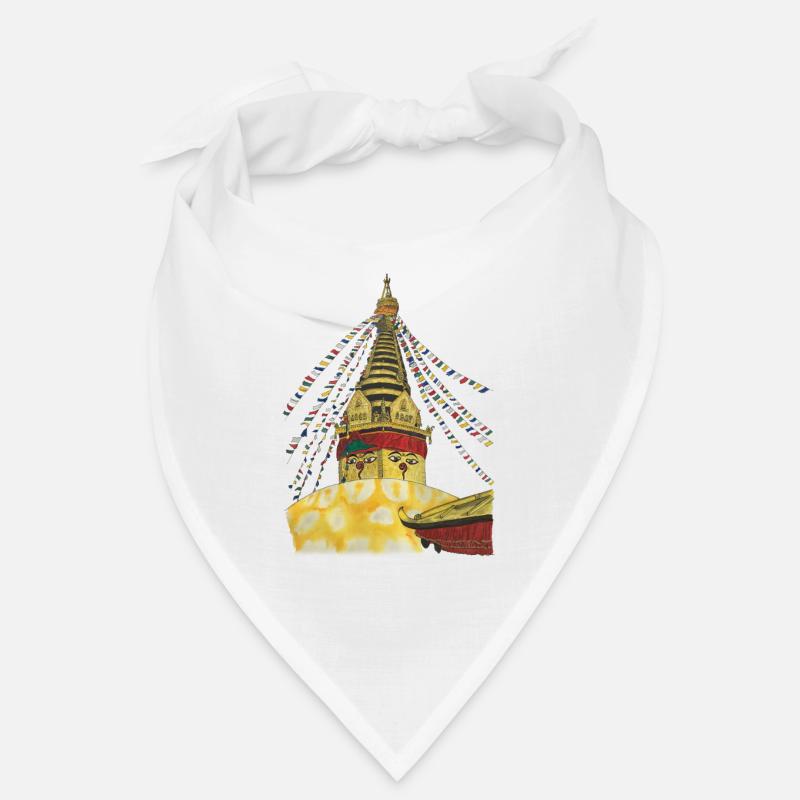 Stupa de Swayambhunath Katmandou Népal Bouddhisme Bandana