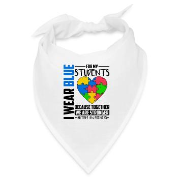 Autismus Autismus autist Autismus - Bandana - Weiß - Vorne