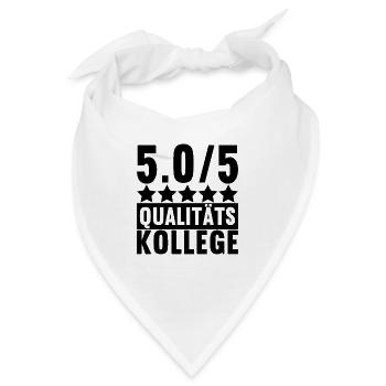 Abschiedsgeschenk Jobwechsel Kollege - Bandana - Weiß - Vorne