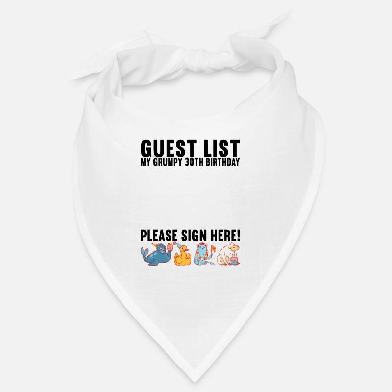 Grumpy Birthday Bandana