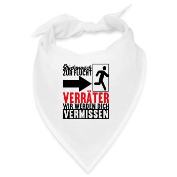 Abschiedsgeschenk Kollege Jobwechsel - Bandana - Weiß - Vorne