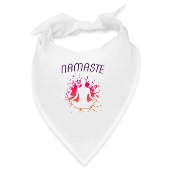 Namaste Yoga - Bandana - Weiß - Vorne