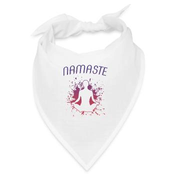 Namaste Yoga - Bandana - Weiß - Vorne