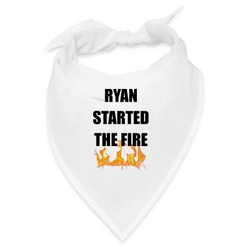 ryan das Feuer - Bandana - Weiß - Vorne