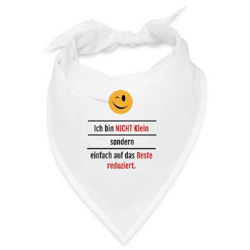 Größen Witz - Bandana - Weiß - Vorne