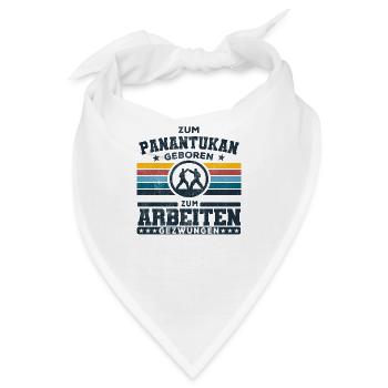 Zum Panantukan geboren - Kampfsport dirty boxing - Bandana - Weiß - Vorne