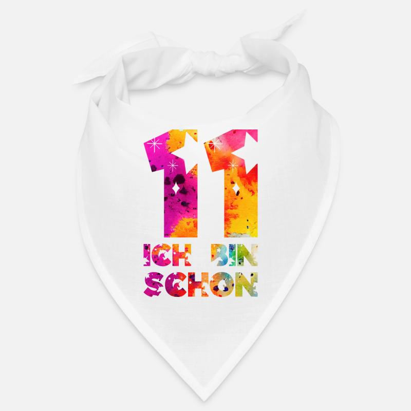 ICH BIN SCHON 11 EINHORN 11. GEBURTSTAG Bandana