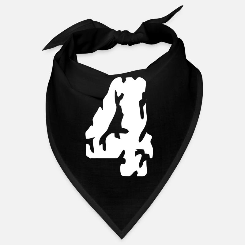 4 Number Jersey Bandana