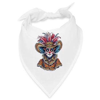Dia de los Muertos - Bandana - Weiß - Vorne