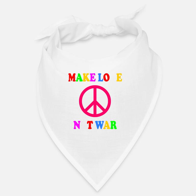 Make love not war Bandana
