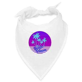 Beach Please - Summer 2023 - Bandana - Weiß - Vorne