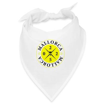 Mallorca 2025 Urlaub - Bandana - Weiß - Vorne