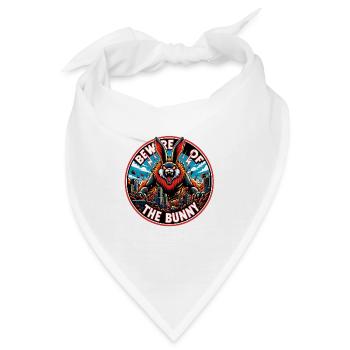 Beware of the Bunny Hasendesaster Desaster - Bandana - Weiß - Vorne