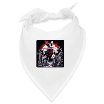 Beware of the Bunny Hasendesaster Desaster - Bandana - Weiß - Vorne