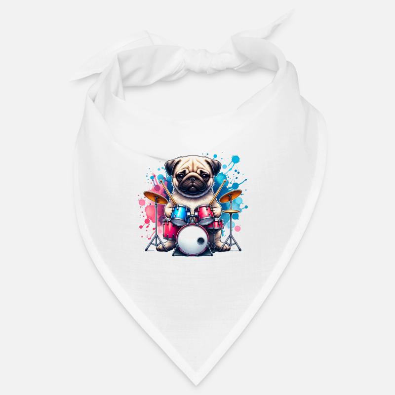 Conception cool de batteur Carlin Bandana