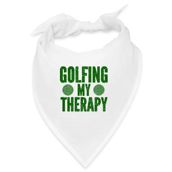 Golf - Golfclub Goldspieler Birdie Elite Luxus - Bandana - Weiß - Vorne