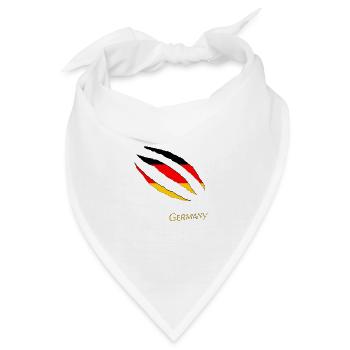 Germany Risse Claws Krallen - Bandana - Weiß - Vorne