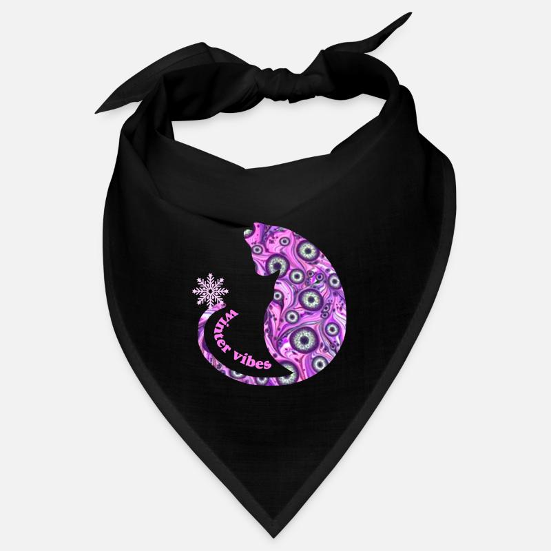 katze mit schneeflocke e 6 Bandana