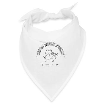 Nordic Sports Addicts - Biathlon - Bandana - Weiß - Vorne
