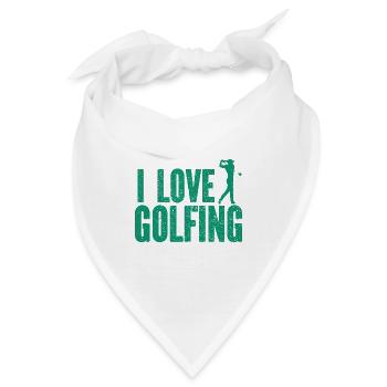 Golf - Golfclub Goldspieler Birdie Elite Luxus - Bandana - Weiß - Vorne