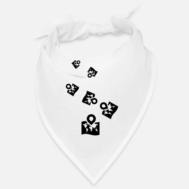 World map icon icon Bandana