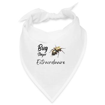 Bug Slayer Extraordinaire - Bandana - Weiß - Vorne