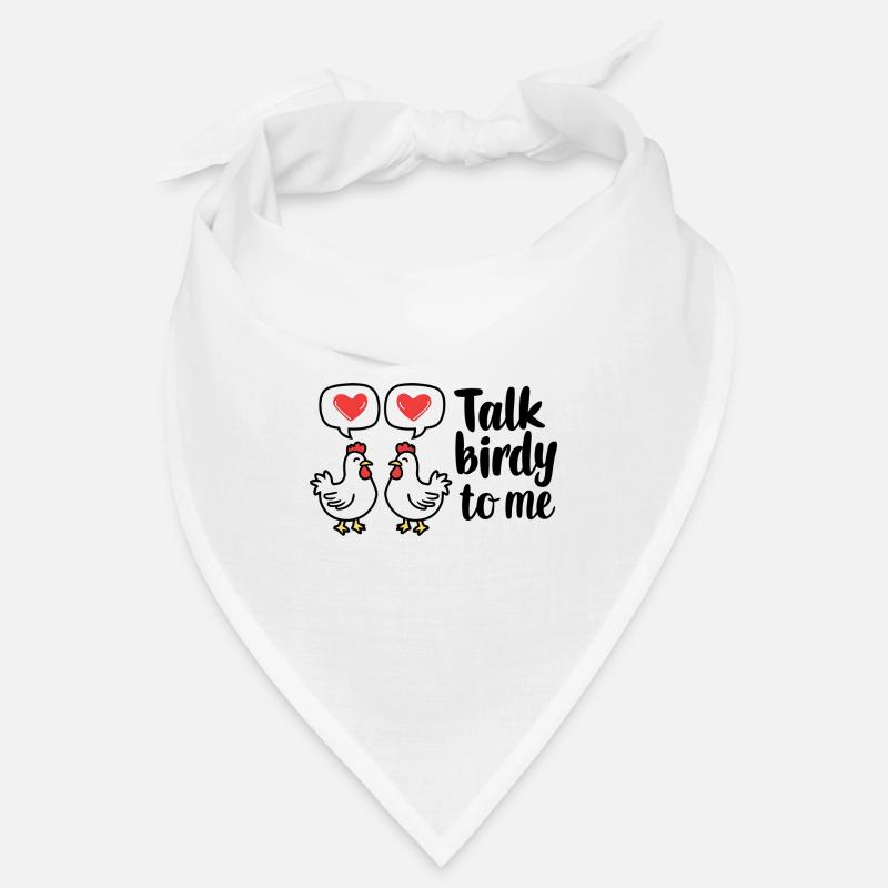 Speak Birdish with Me Chicks Chickens Love Bandana