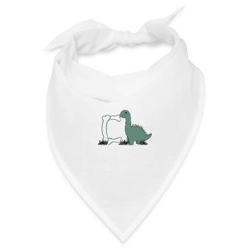 Buchstabe C - Bandana - Weiß - Vorne