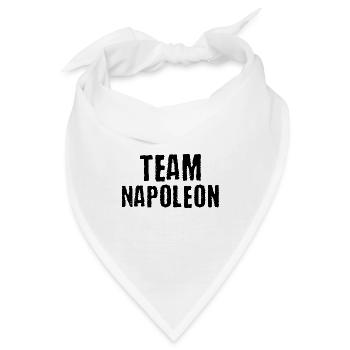 Napoleon Team Bonaparte Geschichte Geschenk - Bandana - Weiß - Vorne
