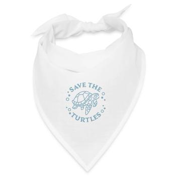 Rettung der Schildkröten - Bandana - Weiß - Vorne