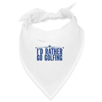 Golf - Golfclub Goldspieler Birdie Elite Luxus - Bandana - Weiß - Vorne
