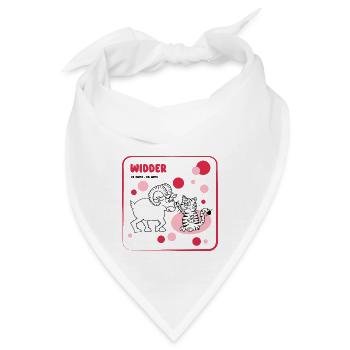 Sternzeichen Widder - Bandana - Weiß - Vorne
