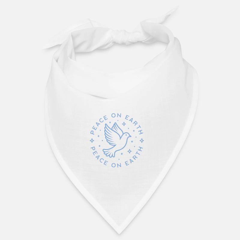 Friede auf Erden Blaue Taube Bandana