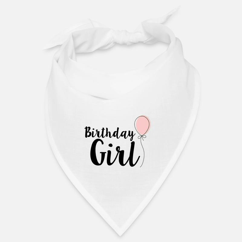 Fille dont c'est l'anniversaire Bandana