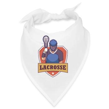 Lacrosse - Bandana - Weiß - Vorne
