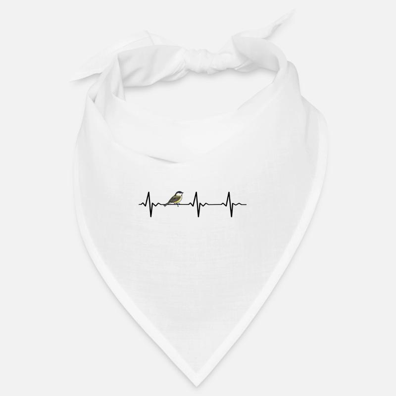 Oiseaux Birdwatcher Heartbeat Spring Bird Bandana