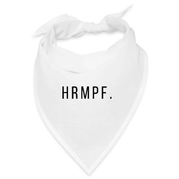 Quotes Hrmpf LSBTFRQ - Bandana - Weiß - Vorne