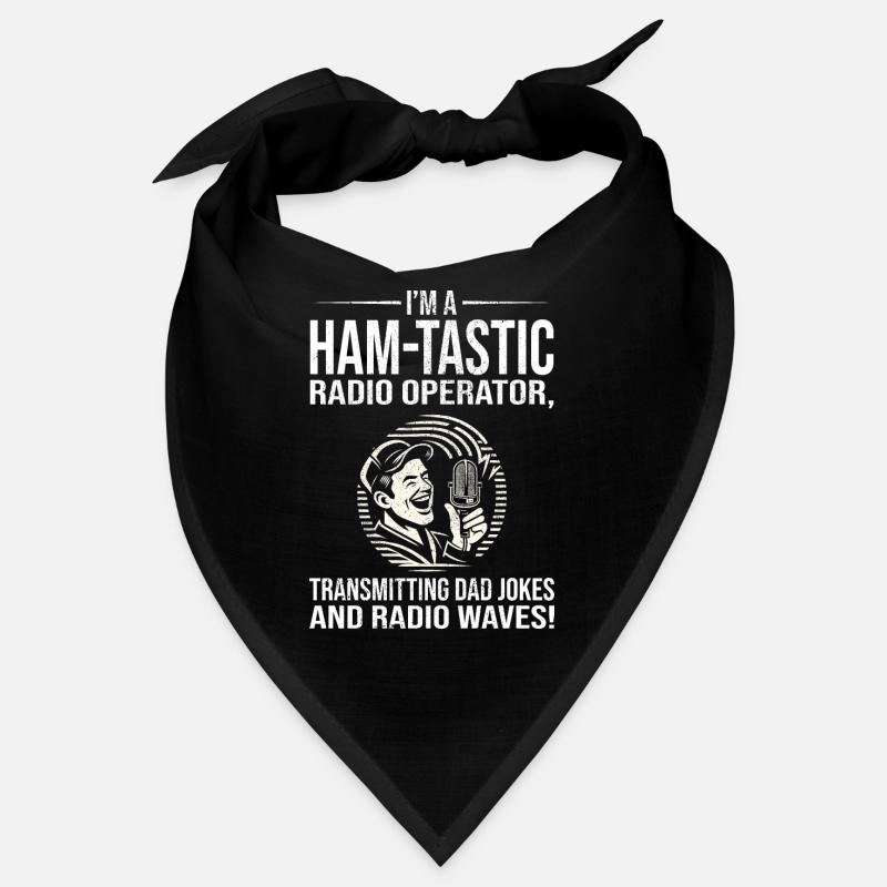 Ham-tastic Radio Operator Transmitting Dad Jokes Bandana
