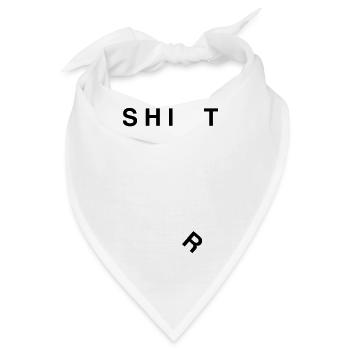 Shit - Bandana - Weiß - Vorne