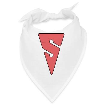tec Arrow Rot - Bandana - Weiß - Vorne