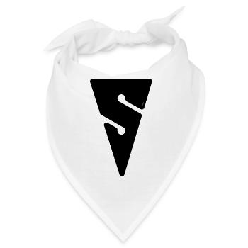 Super Arrow Black - Bandana - Weiß - Vorne