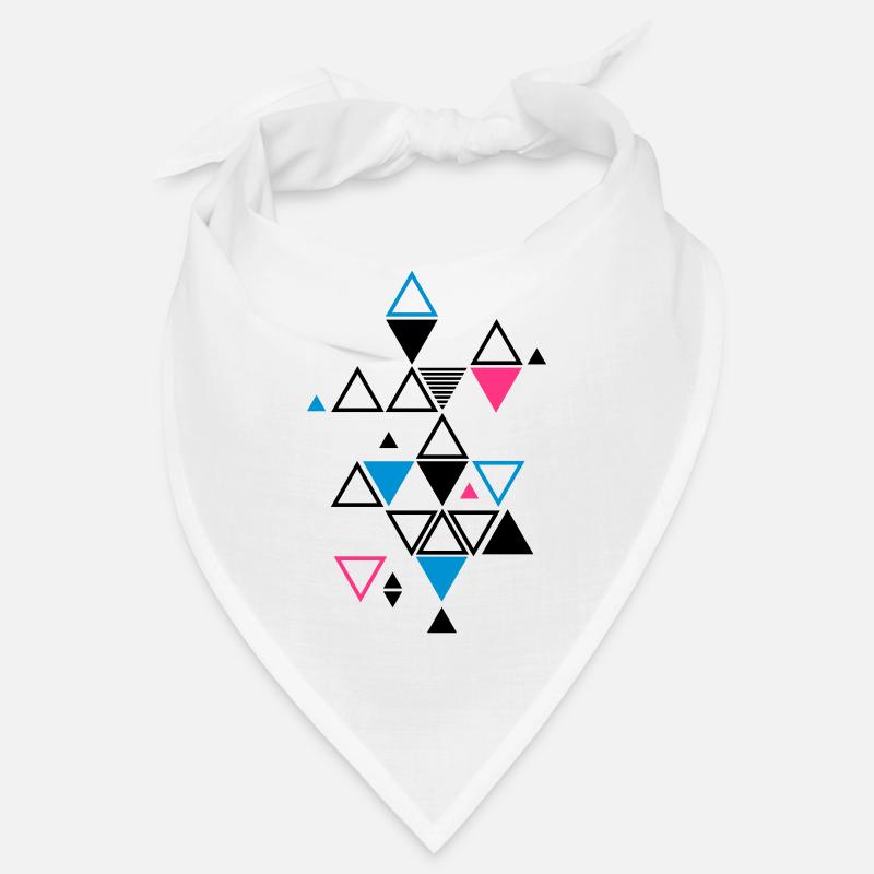 graphic pattern of triangles Bandana