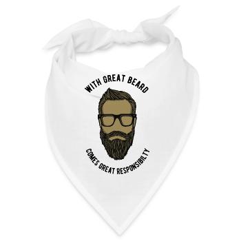 Bart - Bandana - Weiß - Vorne