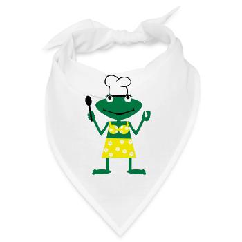 Cook frog - Bandana - Weiß - Vorne