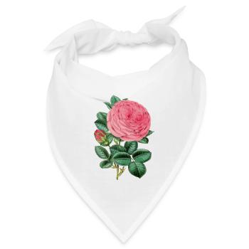 Rosen-Anlage - Bandana - Weiß - Vorne